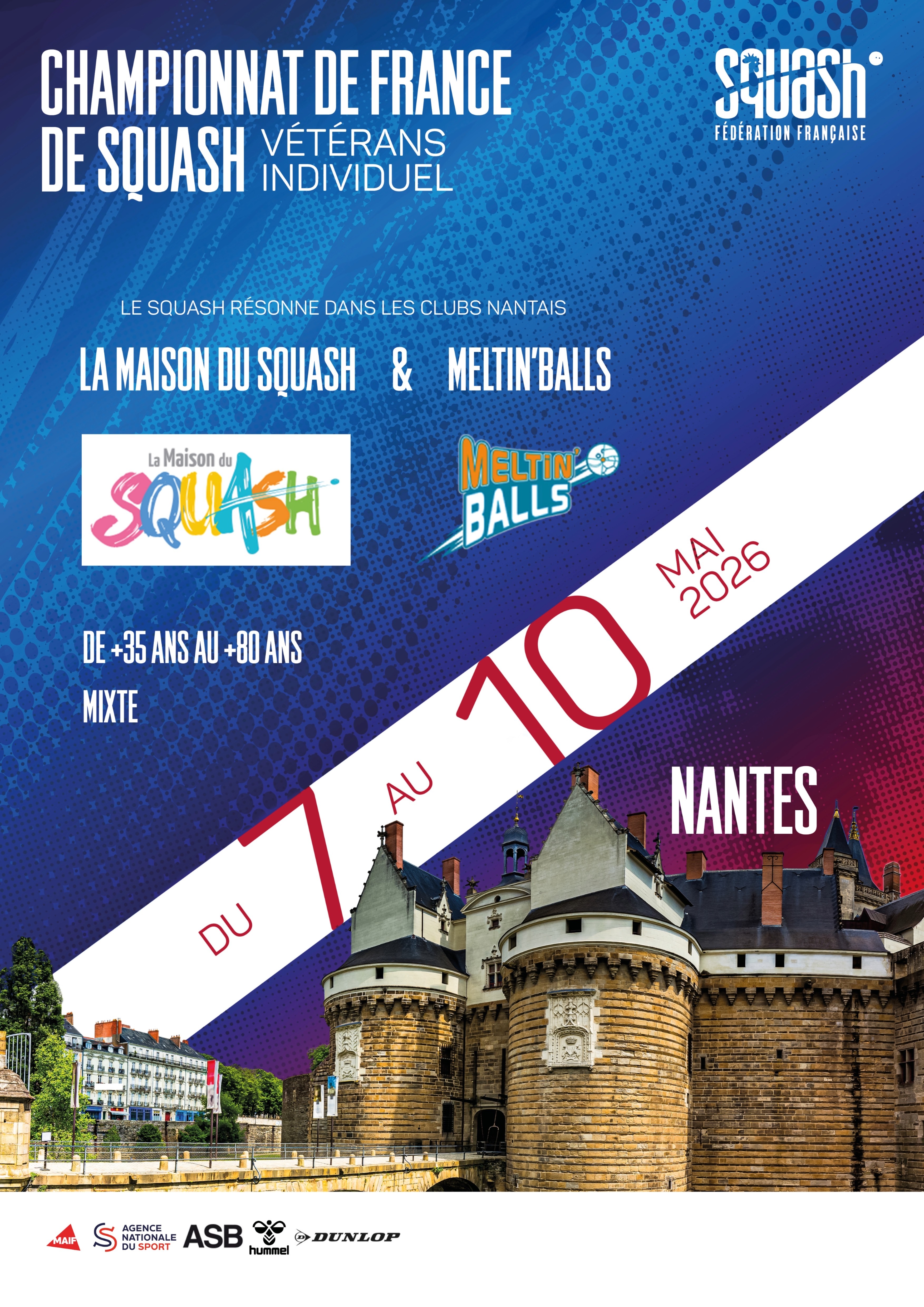CHAMPIONNATS DE FRANCE VÉTÉRANS INDIVIDUELS : DIRECTION NANTES !